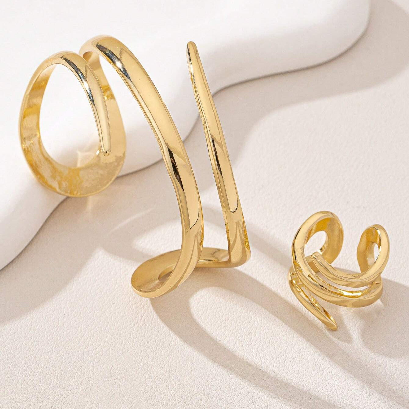 Siena – Bracelete Gota Orgânica Aberta