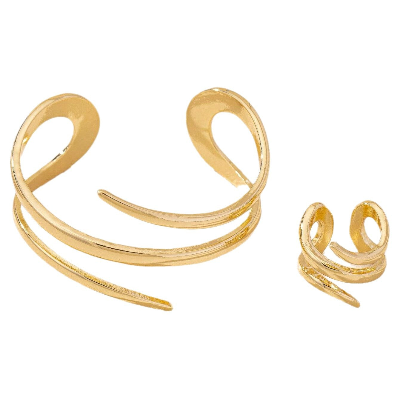 Siena – Bracelete Gota Orgânica Aberta